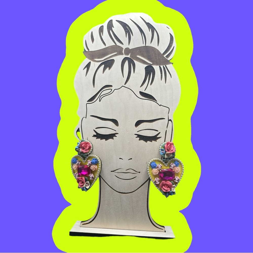 Couture Earrings - Sunny Heart